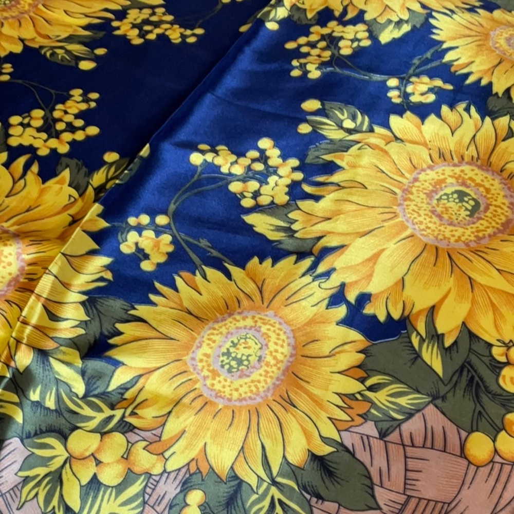 Sunflower Silk Scarf - Picture 5 of 9